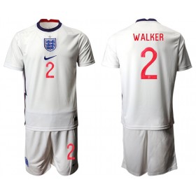 Fußballtrikots England Walker 2 Kinder Euro 2020 Kurzarm Heimtrikotsatz kaufen